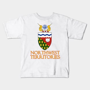 Northwest Territories, Canada - Coat of Arms Design Kids T-Shirt